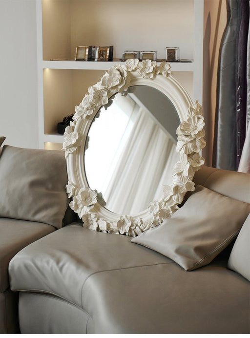 Floral Carve Vanity Mirror - Simprolos
