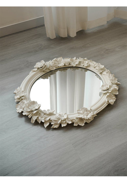 Floral Carve Vanity Mirror - Simprolos