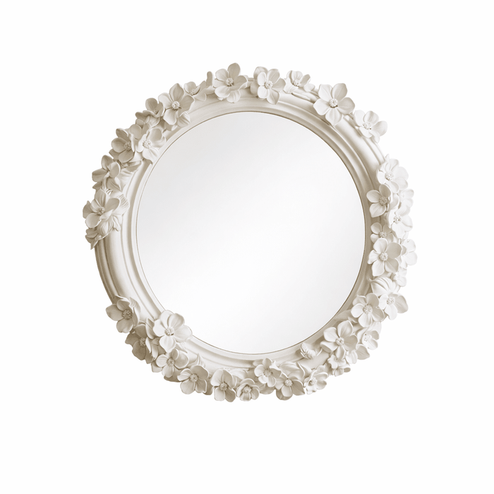 Floral Carve Vanity Mirror - Simprolos