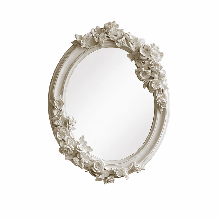 Floral Carve Vanity Mirror - Simprolos