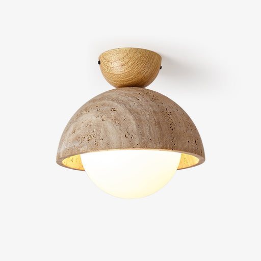 Flore Travertine Bud Ceiling Light - Simprolos