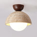 Flore Travertine Bud Ceiling Light - Simprolos