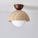 Flore Travertine Bud Ceiling Light - Simprolos