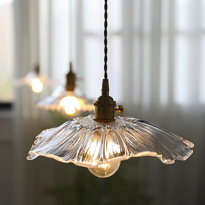 Flower Glass Pendant Lamp - Simprolos