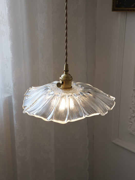 Flower Glass Plug In Pendant Lamp - Simprolos