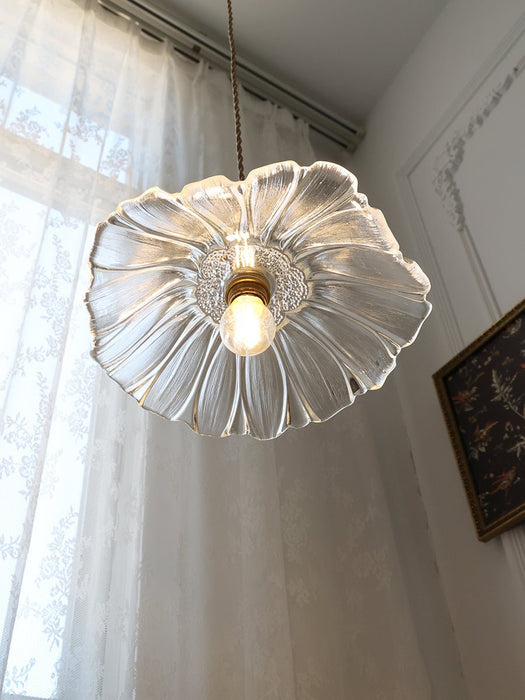 Flower Glass Plug In Pendant Lamp - Simprolos