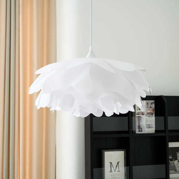 Flower Shaped White Pendant Lamp - Simprolos