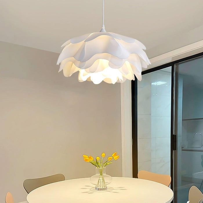 Flower Shaped White Pendant Lamp - Simprolos