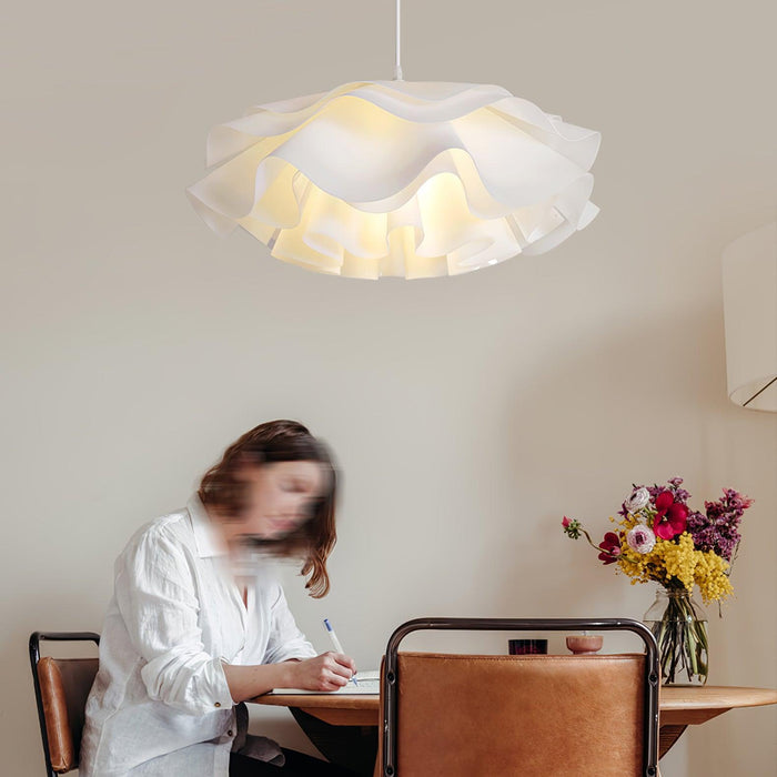 Flower Shaped White Pendant Lamp - Simprolos
