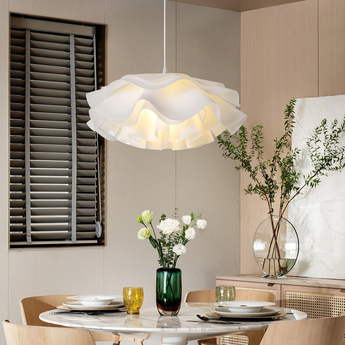 Flower Shaped White Pendant Lamp - Simprolos