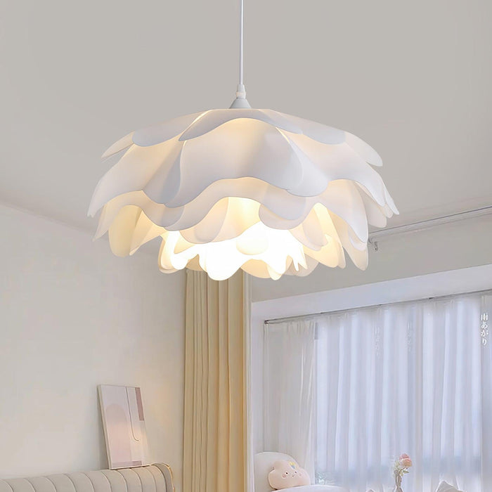Flower Shaped White Pendant Lamp - Simprolos