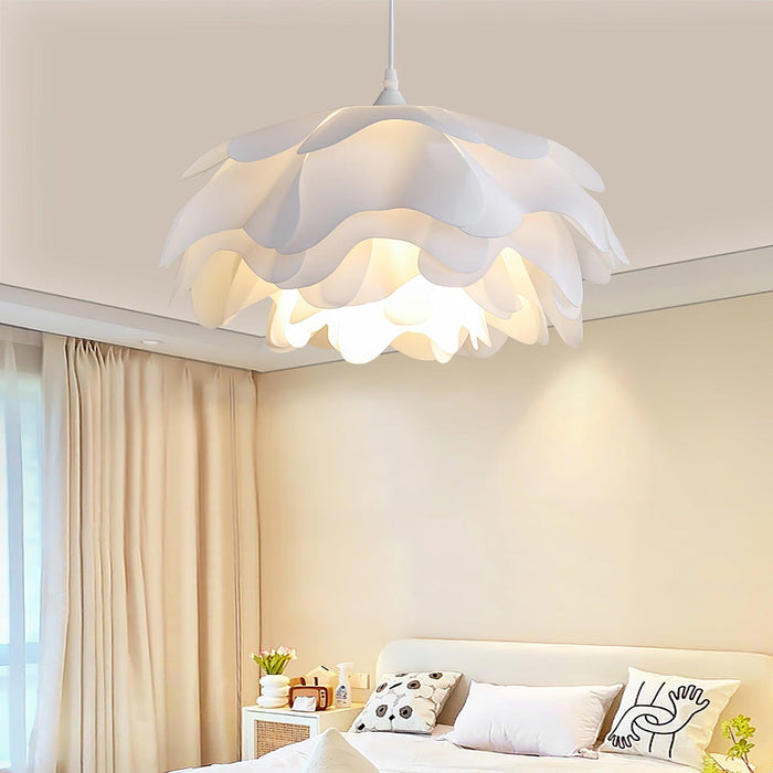 Flower Shaped White Pendant Lamp - Simprolos