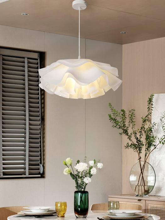 Flower Shaped White Pendant Lamp - Simprolos