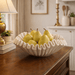 Flute Fold Stone Vessel Storage Tray - Simprolos