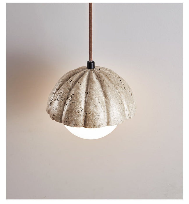 Fluted Orb Pendant Lamp - Simprolos