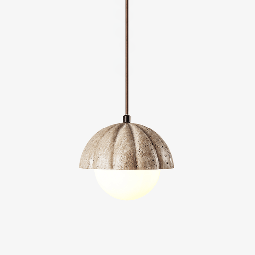 Fluted Orb Pendant Lamp - Simprolos