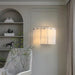Fractured Alabaster Wall Sconce - Simprolos