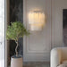 Fractured Alabaster Wall Sconce - Simprolos