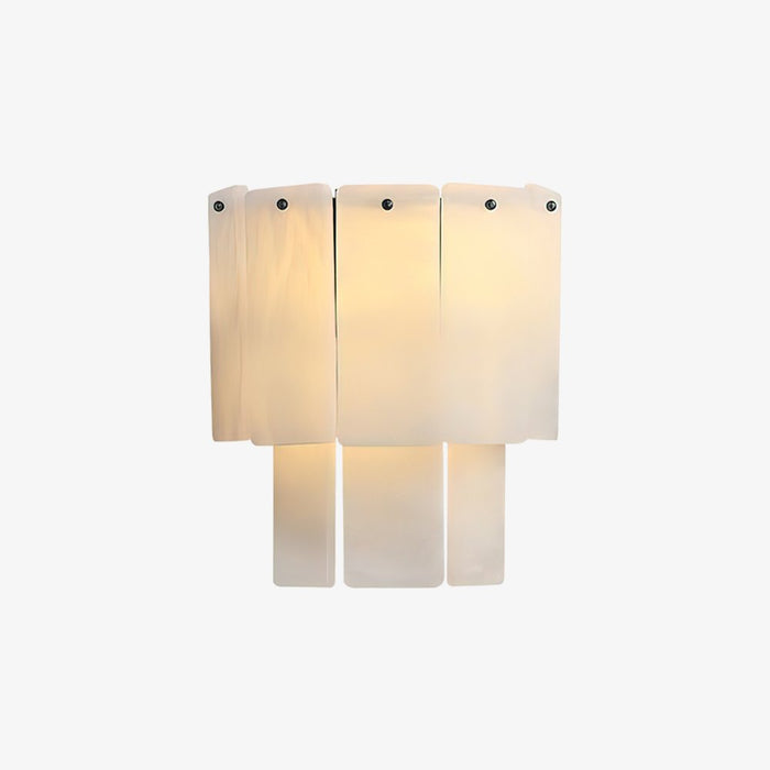 Fractured Alabaster Wall Sconce - Simprolos