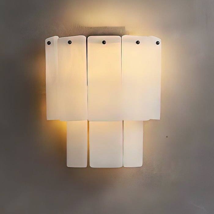 Fractured Alabaster Wall Sconce - Simprolos