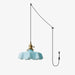 French Flower Pendant Swag Light - Simprolos