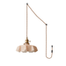 French Flower Pendant Swag Light - Simprolos