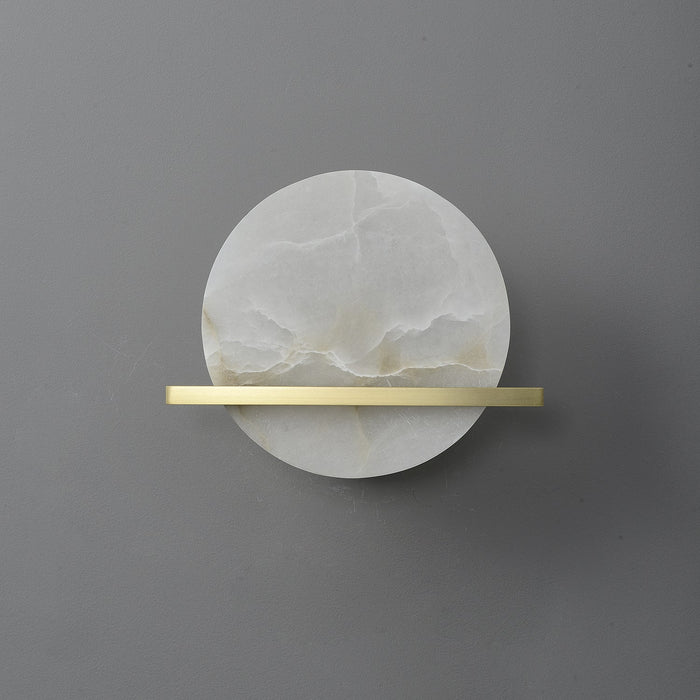 Frosted Echo Alabaster Wall Lamp - Simprolos