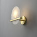 Frosted Echo Alabaster Wall Lamp - Simprolos