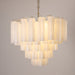 Frosted Glass Cascade Chandelier - Simprolos