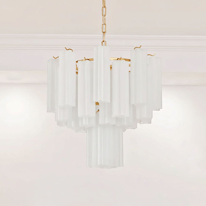 Frosted Glass Tubes Chandelier - Simprolos