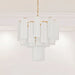 Frosted Glass Tubes Chandelier - Simprolos