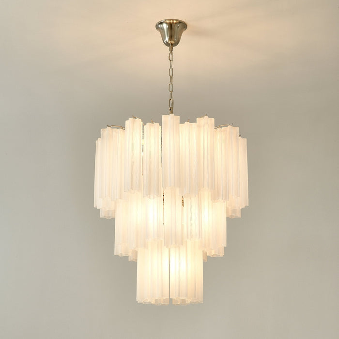 Frosted Glass Tubes Chandelier - Simprolos