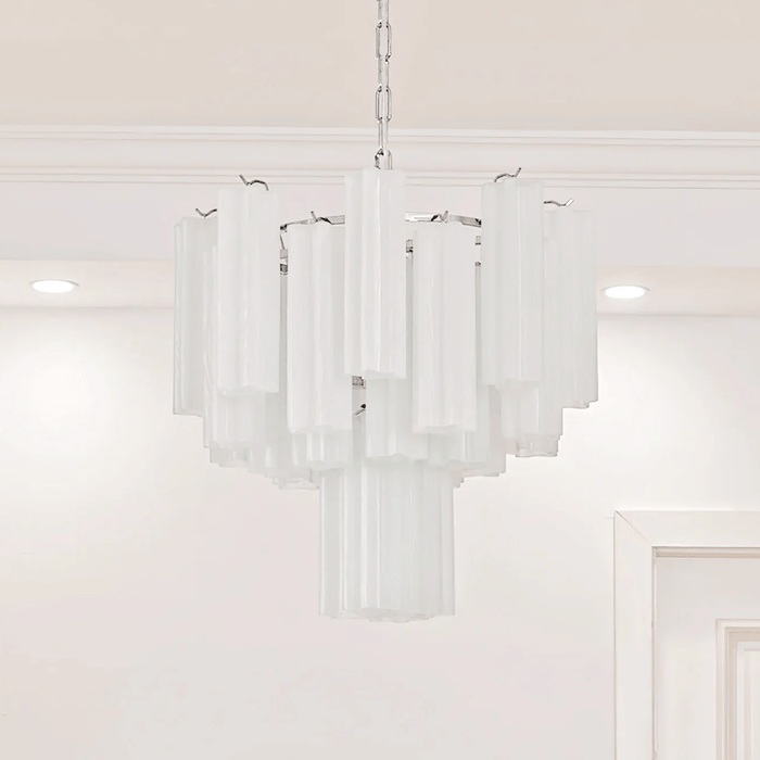 Frosted Glass Tubes Chandelier - Simprolos