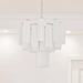 Frosted Glass Tubes Chandelier - Simprolos