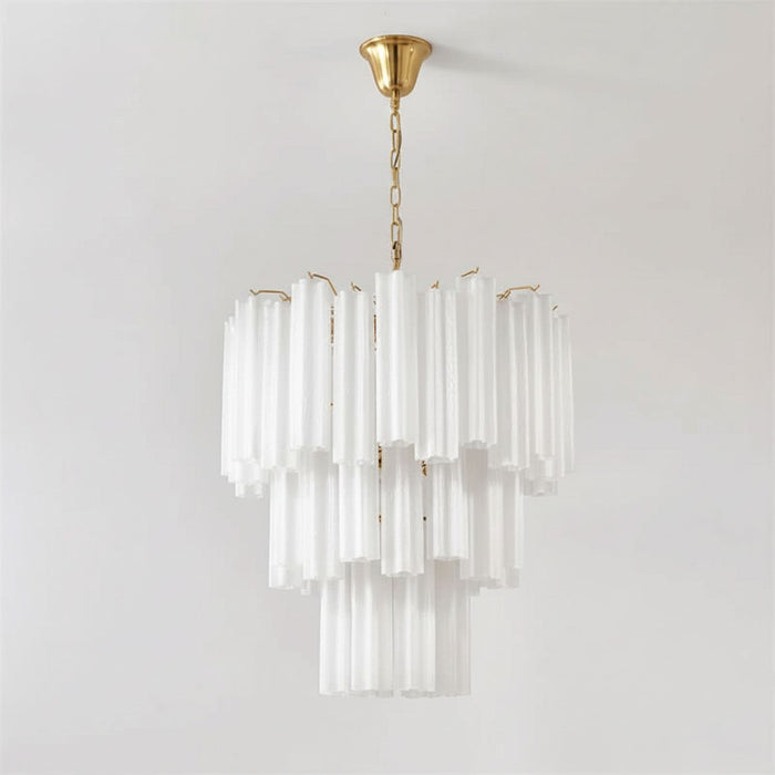 Frosted Glass Tubes Chandelier - Simprolos