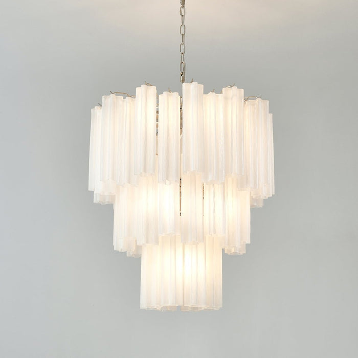 Frosted Glass Tubes Chandelier - Simprolos