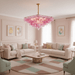 Fuchsia Prism Empire Chandelier Vakkerlight