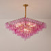 Fuchsia Prism Empire Chandelier - Simprolos
