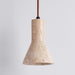 Funnel Travertine Pendant Lamp - Simprolos