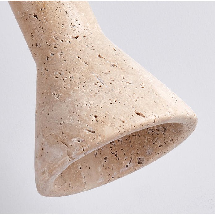 Funnel Travertine Pendant Lamp - Simprolos