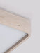 Geo Travertine Square Ceiling Light - Simprolos