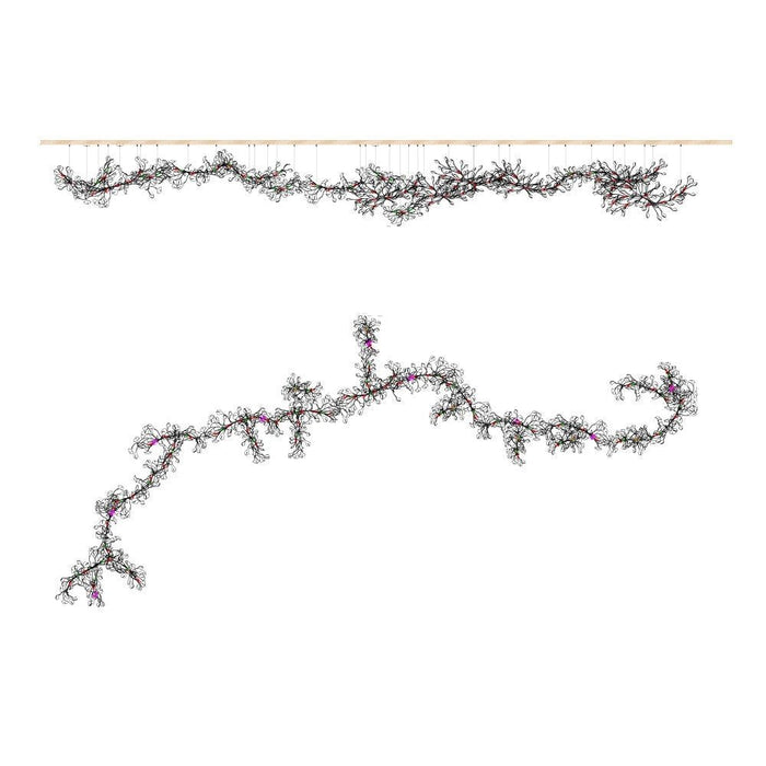 Gingko Chandelier E - Simprolos