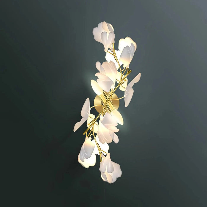 Gingko Flowers Plug - in Wall Lamp - Simprolos