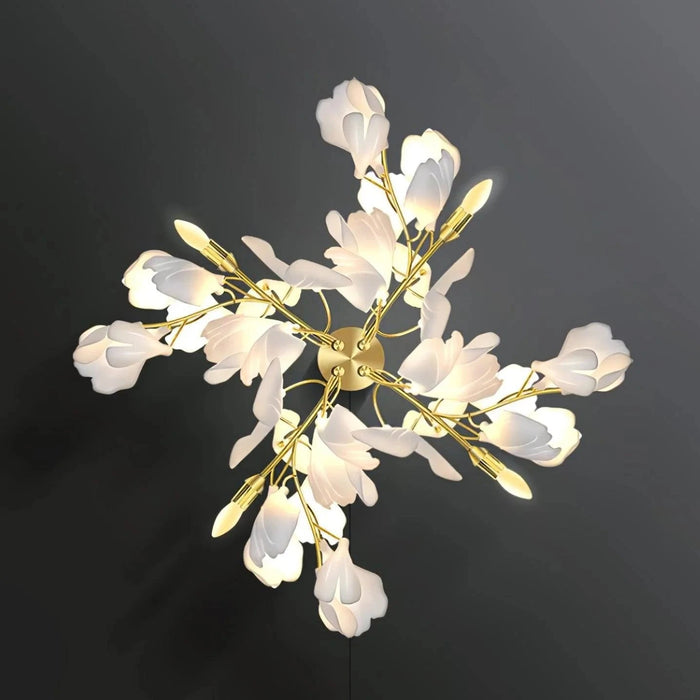 Gingko Flowers Plug - in Wall Lamp - Simprolos