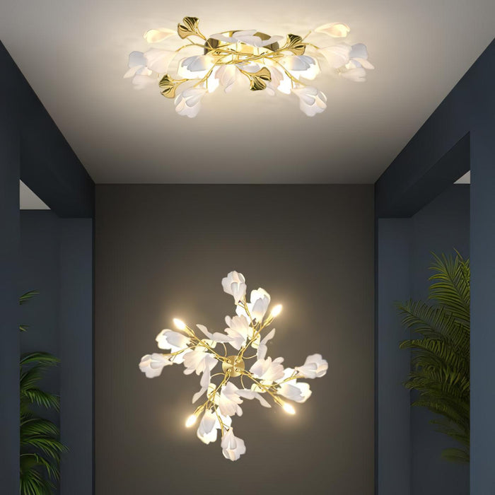 Gingko Flowers Plug - in Wall Lamp - Simprolos