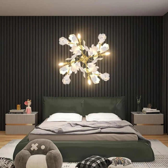 Gingko Flowers Wall Lamp - Simprolos