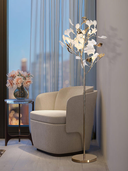 Gingko Leaf Floor Lamp - Simprolos