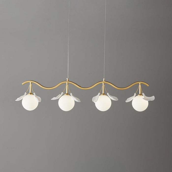 Gingko Orb Chandelier - Simprolos