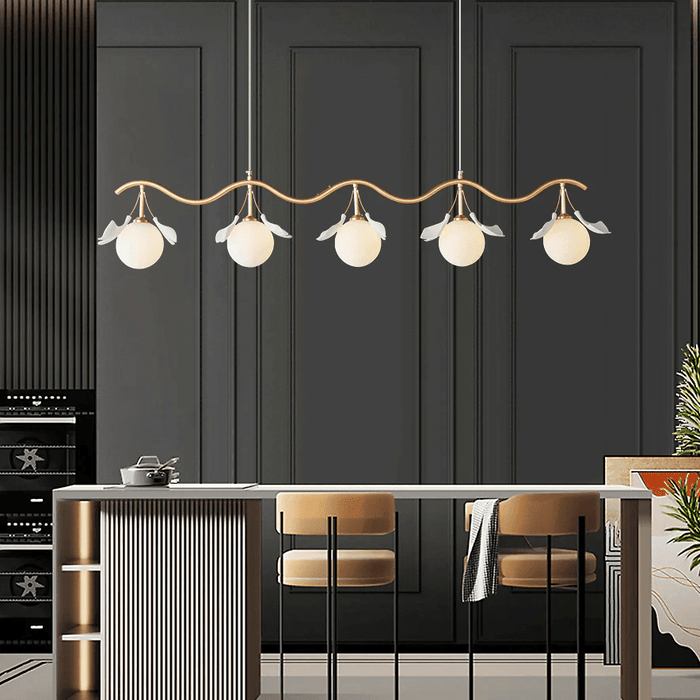 Gingko Orb Chandelier - Simprolos