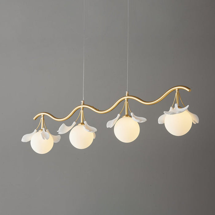 Gingko Orb Chandelier - Simprolos